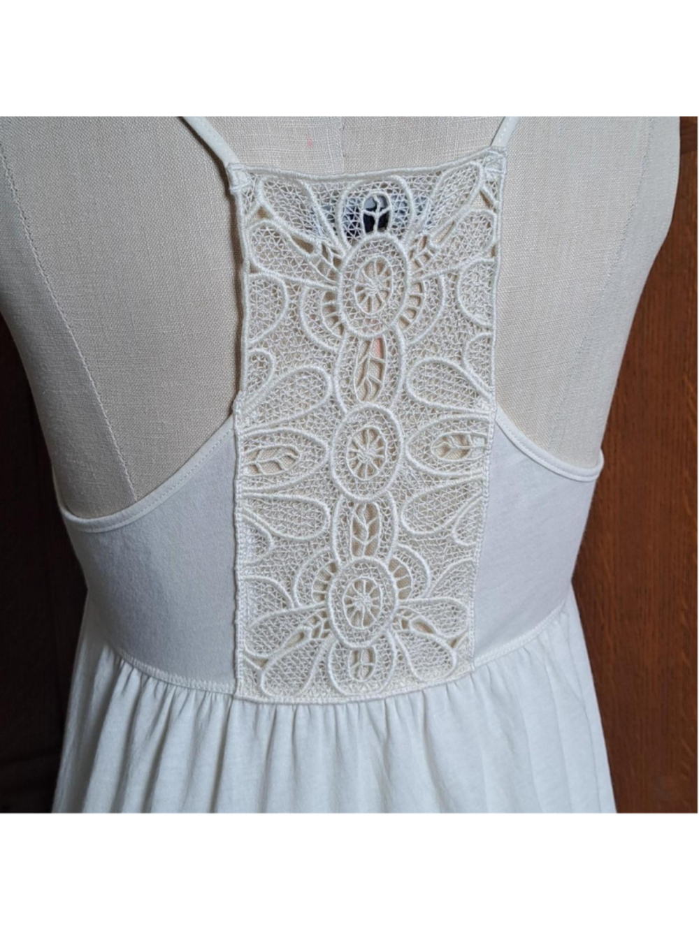 American Eagle Y2K Crochet Back Babydoll Tank Top ✨